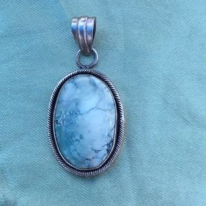 Sterling Silver Turquoise Pendant